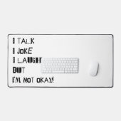 Het gewicht van het lachen - Geestelijke gezondhei Bureaumat (Keyboard & Muis)