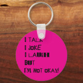 Het gewicht van het lachen - Geestelijke gezondhei Sleutelhanger (Achterkant)