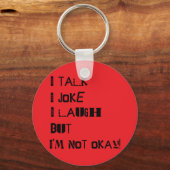 Het gewicht van het lachen - Geestelijke gezondhei Sleutelhanger (Voorkant)