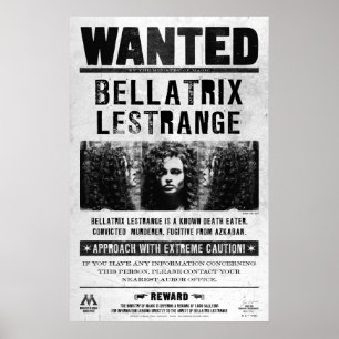 Het Gewilde Poster van Bellatrix Lestrange