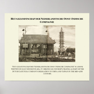 Het gezandtschap der Nederlands Oost-Indische Poster