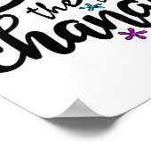 Het Gezegde/de verklaring van de Verandering Poster (Hoek)