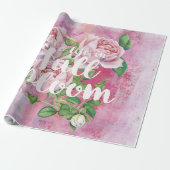 Het Gezegde van de bloem van de Levenszomerbloem i Cadeaupapier (Uitgerold)