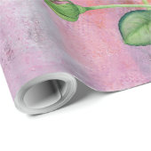 Het Gezegde van de bloem van de Levenszomerbloem i Cadeaupapier (Rol Hoek)