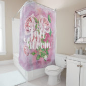 Het Gezegde van de bloem van de Levenszomerbloem i Douchegordijn (In situ)