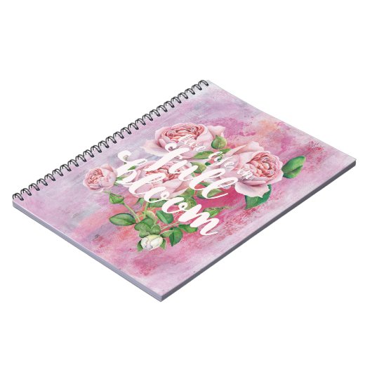 Het Gezegde van de bloem van de Levenszomerbloem i Notitieboek (Linkerzijde)