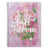 Het Gezegde van de bloem van de Levenszomerbloem i Notitieboek (Voorkant)