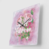 Het Gezegde van de bloem van de Levenszomerbloem i Vierkante Klok (Hoek)