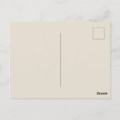 Het gezellige portret van Pet Lover Briefkaart (Achterkant)