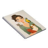 Het gezellige portret van Pet Lover Notitieboek (Rechterzijde)