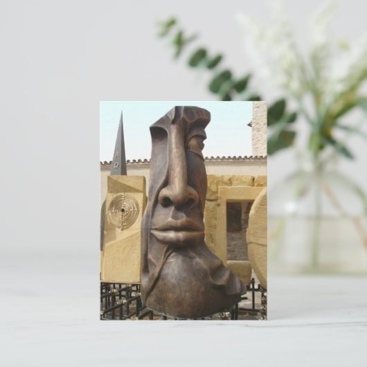 Het gezicht briefkaart (Staand voorkant)