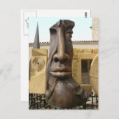 Het gezicht briefkaart (Voorkant / Achterkant)