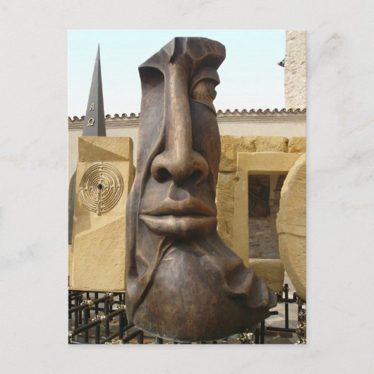 Het gezicht briefkaart (Voorkant)