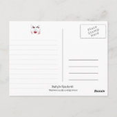 Het gezicht briefkaart (Achterkant)