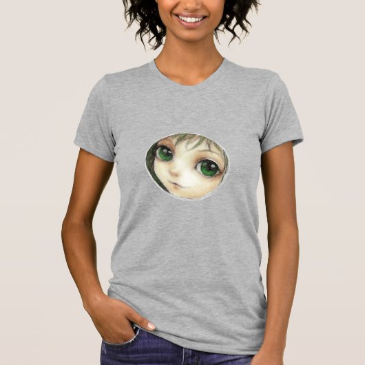Het Gezicht In De Cirkel T-Shirt (Voorkant)