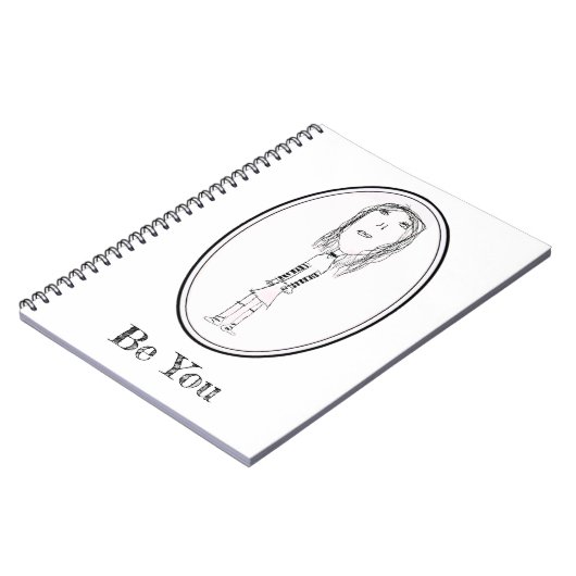 Het gezicht van Big Dead (May-Jean) Notitieboek (Linkerzijde)