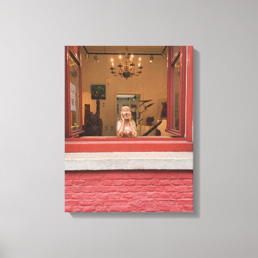 Het gezicht van Brugge Canvas Afdruk (Voorkant)