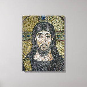 Het gezicht van Christus Canvas Afdruk