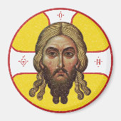 Het gezicht van Christus orthodoxe icoon Magneet (Voorkant)