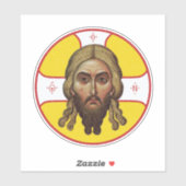 Het gezicht van Christus orthodoxe icoon Sticker (Vel)