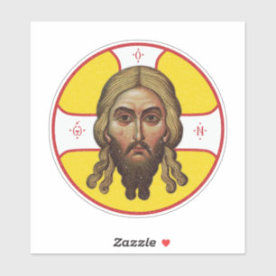 Het gezicht van Christus orthodoxe icoon Sticker