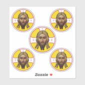 Het gezicht van Christus orthodoxe icoon Sticker (Vel)