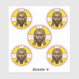 Het gezicht van Christus orthodoxe icoon Sticker