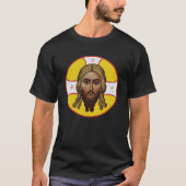 Het gezicht van Christus orthodoxe icoon T-shirt (Voorkant)