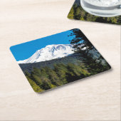 HET GEZICHT VAN DE BEDRAGSHASTA KARTONNEN ONDERZETTERS (Schuin)