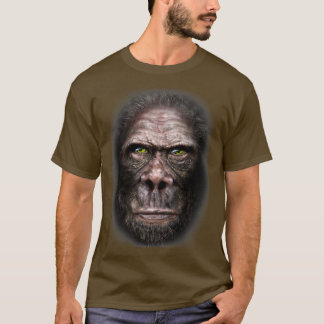 Het gezicht van de bigfoot t-shirt