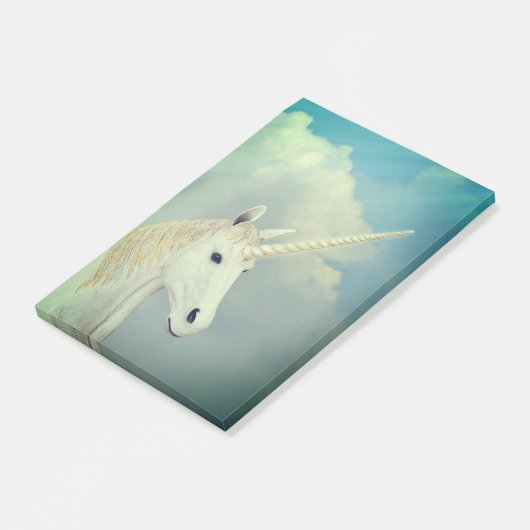 Het gezicht van de eenhoorn post-it® notes (Schuin)