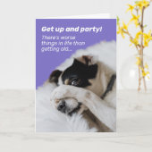 Het gezicht van de hond - er is nog veel erger kaart (Gele Bloem)