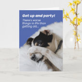 Het gezicht van de hond - er is nog veel erger kaart (Gele Bloem)