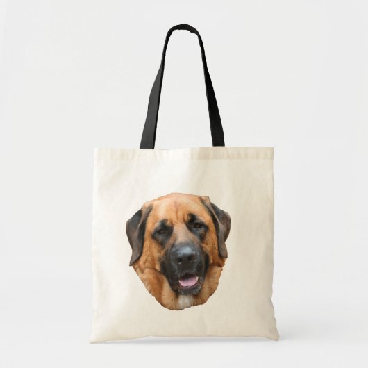Het Gezicht van de Hond van de mastiff Tote Bag (Voorkant)