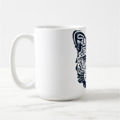 Het gezicht van de kat koffiemok (Links)