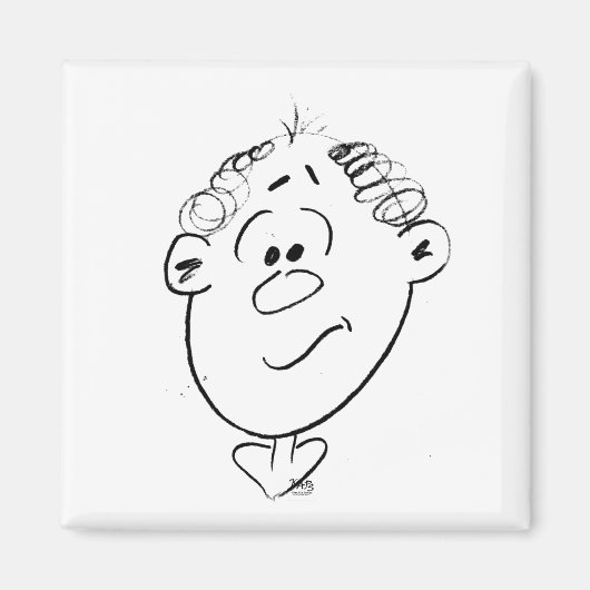 Het Gezicht van de Mannen van Emotiveert Animi Magneet (Voorkant)