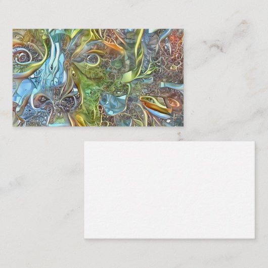 Het gezicht van de Natuur Visitekaartje (Voorkant / Achterkant)