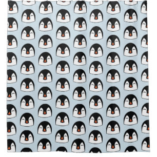 Het Gezicht van de pinguïn Douchegordijn