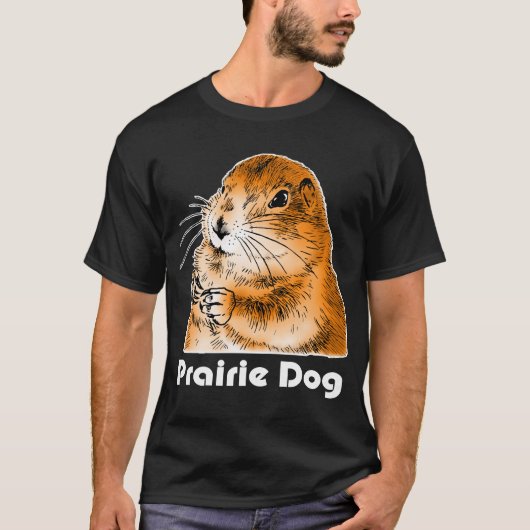 het gezicht van de prairiehond (2) t-shirt (Voorkant)