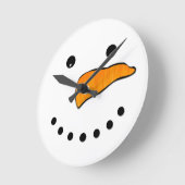 Het Gezicht van de sneeuwman Ronde Klok (Hoek)