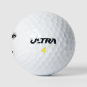 Het gezicht van de vrouw golfbal golfballen (Logo)