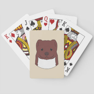 Het Gezicht van de wezel Pokerkaarten