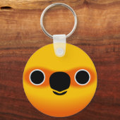 Het gezicht van een Jenday Conure Sleutelhanger (Voorkant)