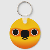 Het gezicht van een Jenday Conure Sleutelhanger (Achterkant)