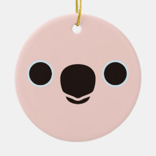 Het gezicht van een Molukse kaketoe Keramisch Ornament