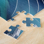 Het gezicht van een schattig Lynx-punt Siamese Legpuzzel (Zijkant)