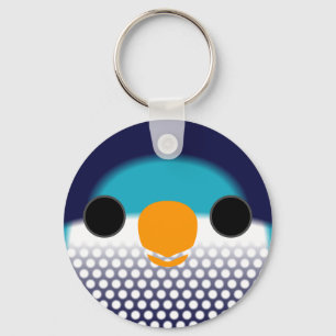 Het gezicht van een Ultramarine loriket Sleutelhanger