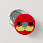 Het gezicht van een Westerne rosella Ronde Button 3,2 Cm (Voorkant /achterkant)
