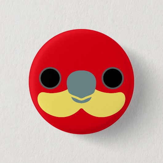 Het gezicht van een Westerne rosella Ronde Button 3,2 Cm (Voorkant)