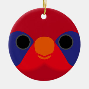 Het gezicht van een zwart gevleugelde heerlijkheid keramisch ornament